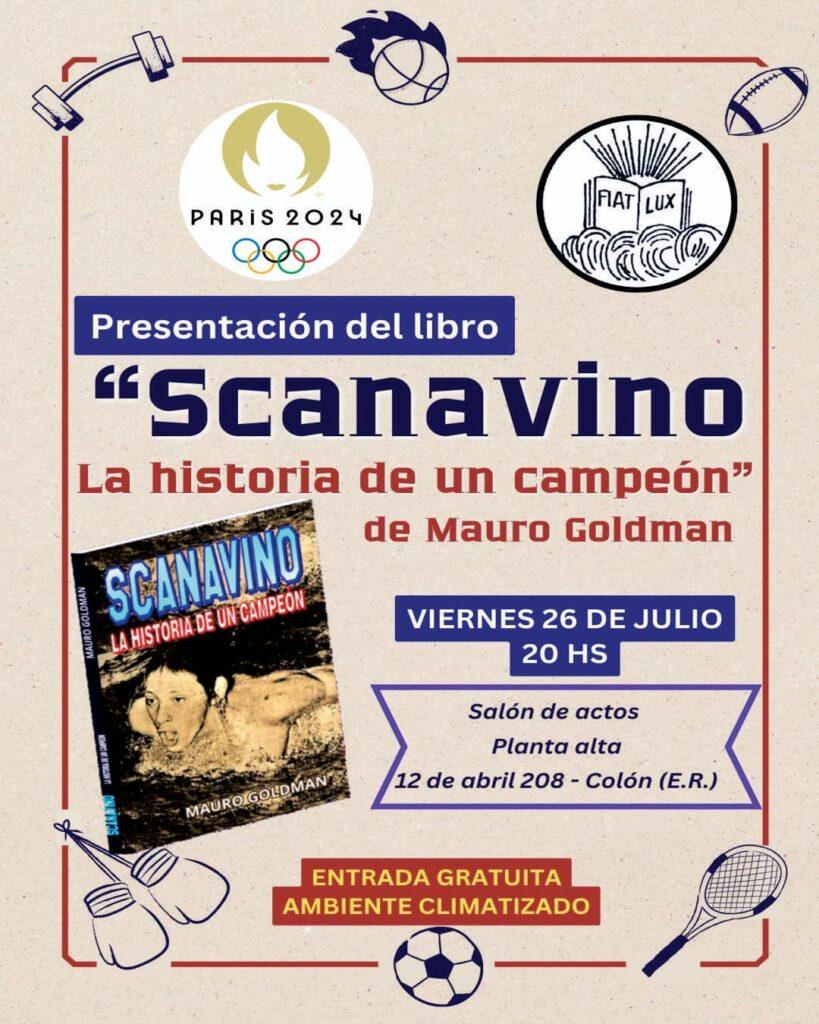 Presentación del libro: “Scanavino, la historia de un campeón”