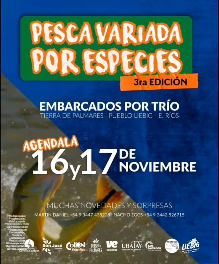 3ra Edición Pesca Variada por Especies