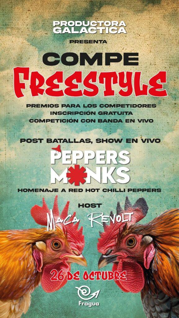 Competencia de Freestyle + Música en Vivo