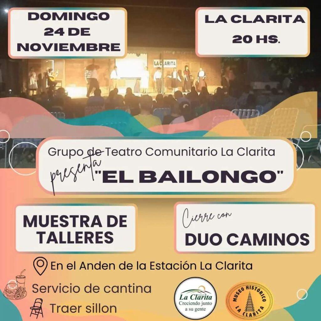 Grupo de Teatro La Clarita presenta: “El Bailongo”